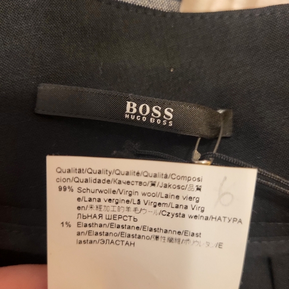 BOSS Hugo Boss US 04 Women suit pants black NWT - Picture 3 of 4
